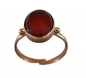 Preview: 925 Sterling Silber Ring - rosévergoldet - Größenverstellbar - Edelstein Achat - Oval - Geschenk für Sie - Schmuck - Weihnachtsgeschenk